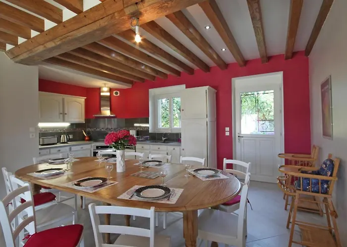 Charmante Maison Avec Jardin Clos Et Cheminée, Idéale En Famille - Fr-1-497-115 Saint-Denis-de-Villenette